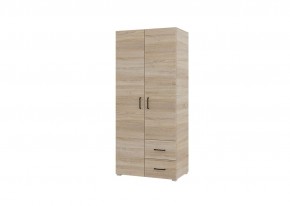 Шкаф 2-х створчатый с ящиками VICTOR (Сонома) в Агрызе - agryz.mebel24.online | фото 1
