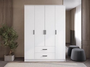 Шкаф 4-х створчатый Титан (белый) в Агрызе - agryz.mebel24.online | фото 1