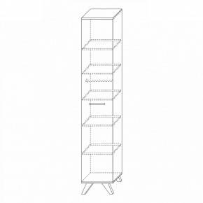 Шкаф 400 высокий Вега Скандинавия в Агрызе - agryz.mebel24.online | фото 3