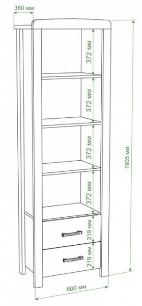 Шкаф для белья Бартоло ВТД-ГФ в Агрызе - agryz.mebel24.online | фото 2