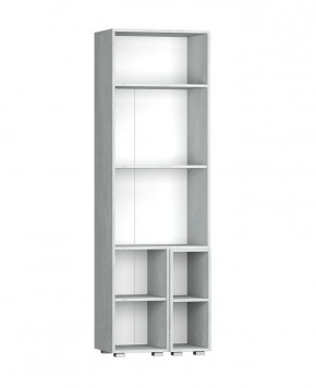 Шкаф Эльза (Бетонный Камень/Белый) в Агрызе - agryz.mebel24.online | фото 3