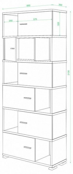 Шкаф комбинированный Домино СБ-30/6 в Агрызе - agryz.mebel24.online | фото 2