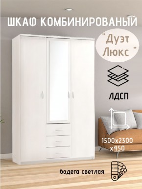 Шкаф комбинированный Дуэт Люкс с зеркалом в Агрызе - agryz.mebel24.online | фото 7