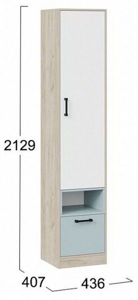 Шкаф комбинированный Оливер 401.002.000 в Агрызе - agryz.mebel24.online | фото 3