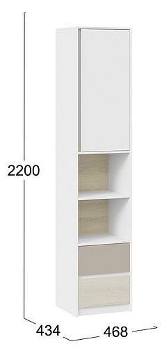 Шкаф комбинированный Сканди в Агрызе - agryz.mebel24.online | фото 4