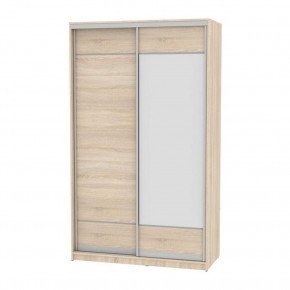 Шкаф-купе B-220х135х60-2 "Белла" (D7D8) в Агрызе - agryz.mebel24.online | фото