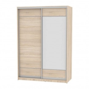 Шкаф-купе B-220х160х60-2 "Белла" (D7D8) в Агрызе - agryz.mebel24.online | фото