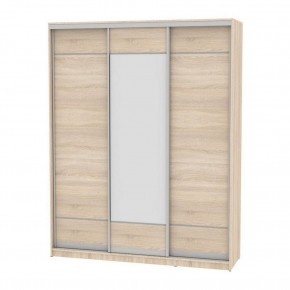 Шкаф-купе B-220х180х60-2 "Белла" (D7D8D7) в Агрызе - agryz.mebel24.online | фото