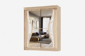 Шкаф-купе Бабочка 1.5 серия Альянс (дуб сонома) в Агрызе - agryz.mebel24.online | фото