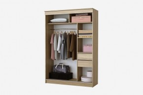Шкаф-купе Бабочка 1.5 серия Альянс (дуб сонома) в Агрызе - agryz.mebel24.online | фото 2