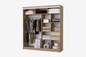 Шкаф-купе Фаворит 2.0 серия Альянс (дуб сонома) в Агрызе - agryz.mebel24.online | фото 2