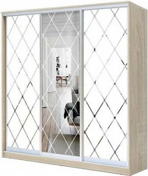 Шкаф-купе ХИТ 22-18-666 РОМБ БОЛЬШОЙ МАТОВЫЙ в Агрызе - agryz.mebel24.online | фото