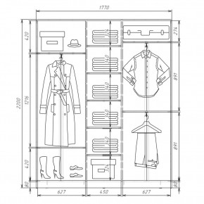 Шкаф-купе ХИТ 22-4-18-656 (420) в Агрызе - agryz.mebel24.online | фото 2
