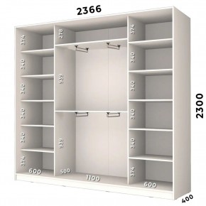 Шкаф-купе ХИТ 23-4-24/2-1111 (420) в Агрызе - agryz.mebel24.online | фото 2