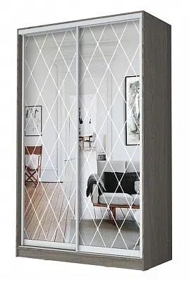Шкаф-купе ХИТ 24-17-66 РОМБ БОЛЬШОЙ в Агрызе - agryz.mebel24.online | фото