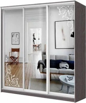 Шкаф-купе ХИТ 24-18-656 ОРНАМЕНТ в Агрызе - agryz.mebel24.online | фото