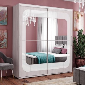 Шкаф-купе Крафт-7 ясень белый в Агрызе - agryz.mebel24.online | фото