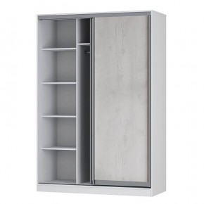 Шкаф-купе Мадрид ШКК-05 (Белый/Бетон Пайн светлый) в Агрызе - agryz.mebel24.online | фото 2