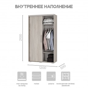 Шкаф-купе ШКК-11 (ясень белый) в Агрызе - agryz.mebel24.online | фото 6