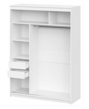 Шкаф-купе ШКП 3 Серия 2 (1600) Белый текстурный в Агрызе - agryz.mebel24.online | фото 2