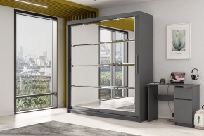 Шкаф-купе ШКП 3 МАКС (2000) Графит серый в Агрызе - agryz.mebel24.online | фото