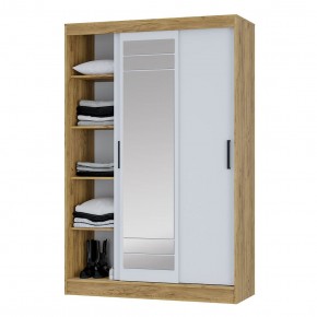 Шкаф-купе Тео ШКК-02 (крафт/белый) в Агрызе - agryz.mebel24.online | фото 4