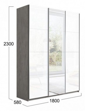 Шкаф-купе Траст СШК 2.180.60-15.13.15 в Агрызе - agryz.mebel24.online | фото 3