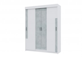 Шкаф-купе VICTOR (Белый-Бетон) в Агрызе - agryz.mebel24.online | фото