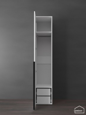 Шкаф Linnea MHR-1-3 2050х400х510 (Белый-М 11.1.1) в Агрызе - agryz.mebel24.online | фото 6