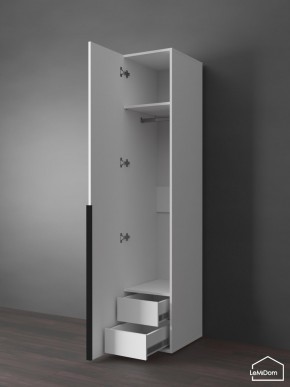 Шкаф Linnea MHR-1-3 2050х400х510 (Белый-М 11.1.2) в Агрызе - agryz.mebel24.online | фото 7