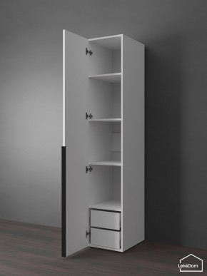 Шкаф Linnea MHR-1-3 2050х400х510 (Белый-М 11.1.2) в Агрызе - agryz.mebel24.online | фото 5