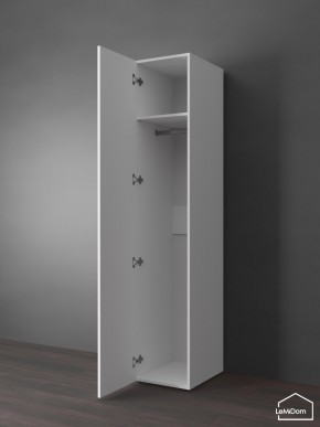 Шкаф Linnea MHR-1PO 2050х400х510 (Белый-М 11.1.2) в Агрызе - agryz.mebel24.online | фото 4