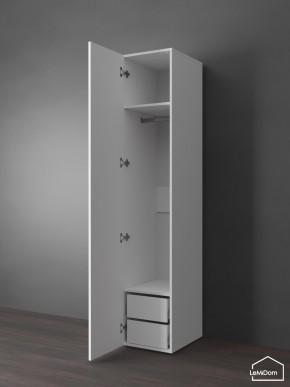 Шкаф Linnea MHR-1PO-3 2050х400х510 (Белый-М 11.1.2) в Агрызе - agryz.mebel24.online | фото 4