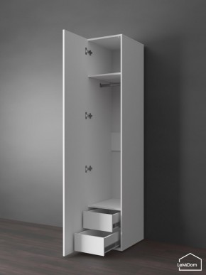 Шкаф Linnea MHR-1PO-3 2050х400х510 (Белый-М 11.1.2) в Агрызе - agryz.mebel24.online | фото 5