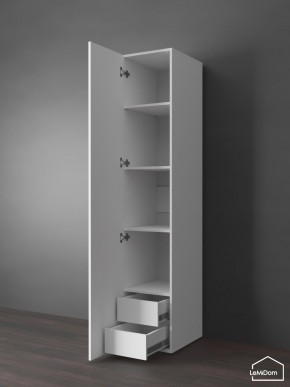 Шкаф Linnea MHR-1PO-4 2050х400х510 (Белый-М 11.1.2) в Агрызе - agryz.mebel24.online | фото 4