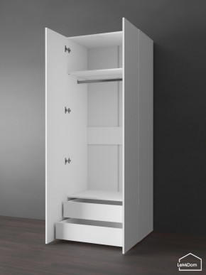 Шкаф Linnea MHR-2PO-3 2050х800х510 (Белый-М 11.1.2) в Агрызе - agryz.mebel24.online | фото 5