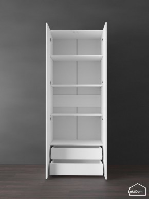 Шкаф Linnea MHR-2PO-4 2050х800х510 (Белый-М 11.1.1) в Агрызе - agryz.mebel24.online | фото 6