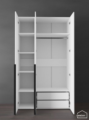 Шкаф Linnea MHR-3-2 2050х1200х510 (Белый-М 11.1.2) в Агрызе - agryz.mebel24.online | фото 5