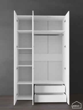 Шкаф Linnea MHR-3PO-2 2050х1200х510 (Белый-М 11.1.2) в Агрызе - agryz.mebel24.online | фото 5