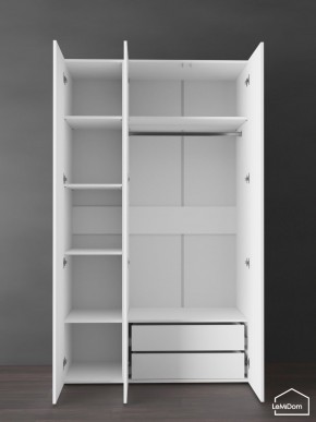 Шкаф Linnea MHR-3PO-2 2050х1200х510 (Белый-М 11.1.2) в Агрызе - agryz.mebel24.online | фото 6