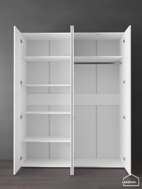 Шкаф Linnea MHR-4PO-1 2050х1600х510 (Белый-М 11.1.1) в Агрызе - agryz.mebel24.online | фото 4