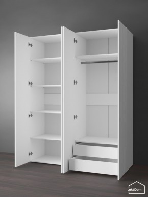 Шкаф Linnea MHR-4PO-2 2050х1600х510 (Белый-М 11.1.2) в Агрызе - agryz.mebel24.online | фото 6