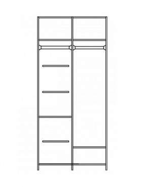 Шкаф Нинель ММ-167-01/03 в Агрызе - agryz.mebel24.online | фото 3