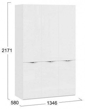Шкаф платяной Глосс СМ-319.07.431 в Агрызе - agryz.mebel24.online | фото 4