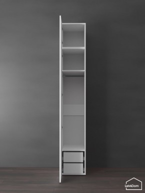 Шкаф с антресолью Linnea MHR-1POA-3 2450х400х510 (Белый-М 11.1.1) в Агрызе - agryz.mebel24.online | фото 5