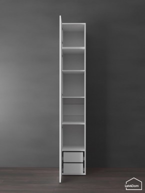 Шкаф с антресолью Linnea MHR-1POA-4 2450х400х510 (Белый-М 11.1.1) в Агрызе - agryz.mebel24.online | фото 6
