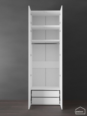 Шкаф с антресолью Linnea MHR-2POA-3 2450х800х510 (Белый-М 11.1.2) в Агрызе - agryz.mebel24.online | фото 5