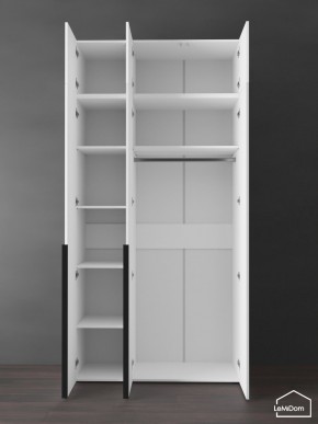 Шкаф с антресолью Linnea MHR-3A-1 2450х1200х510 (Белый-М 11.1.2) в Агрызе - agryz.mebel24.online | фото 5