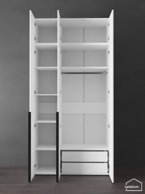 Шкаф с антресолью Linnea MHR-3A-2 2450х1200х510 (Белый-М 11.1.2) в Агрызе - agryz.mebel24.online | фото 6