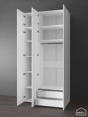 Шкаф с антресолью Linnea MHR-3POA-2 2450х1200х510 (Белый-М 11.1.2) в Агрызе - agryz.mebel24.online | фото 5